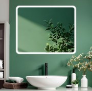 Зеркало Дабл-Ю Онтарио 100x80 / TR100X80 (с подсветкой)