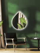 Зеркало Дабл-Ю Венеция 80 / VNT80 (с подсветкой и антизапотеванием)