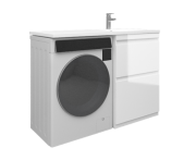 Тумба под стиральную машину MAGENTA 1195*495*880 белая