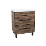 Тумба напольная ViMark GEO Brauni 60 Сандал с двумя ящиками под умывальник MODUO 60
