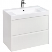 Тумба с умывальником Roca Ona 80см 857630509 + ZRU9307562 белый матовый