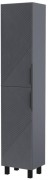 Шкаф-пенал Volna Geometry 40 напольный, графит