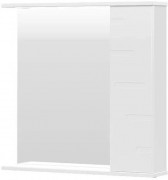 Шкаф с зеркалом Volna Joli 70 белый правый