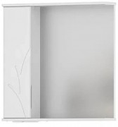 Шкаф с зеркалом Volna Adel 70 белый левый