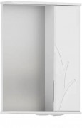 Шкаф с зеркалом Volna Adel 50 белый правый