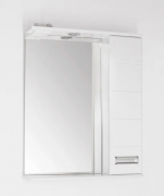 Шкаф с зеркалом Emmy Монтана 60 правый, с подсветкой