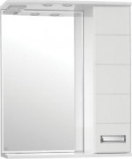 Шкаф с зеркалом для ванной Style Line Ирис 70 (с подсветкой) Шкаф с зеркалом для ванной Style Line Ирис 70 (с подсветкой)