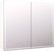 Шкаф с зеркалом для ванной Vigo Geometry 800