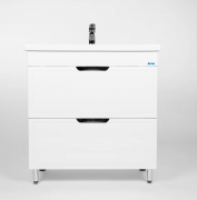 Тумба с умывальником Viant Лима Como 80 / VLIM80CO-T2Y + S-UM-COM80/1-w