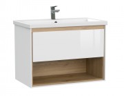 Тумба с умывальником Cersanit Louna 80 + Moduo