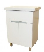 Тумба с умывальником СанитаМебель Сизаль 64.600 + Фостер 60