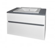 Тумба с умывальником Гамма Люкс 2 П-90 (дуб шато)