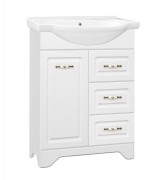 Тумба под умывальник Style Line Олеандр-2 65 3 ящика (для классической раковины)