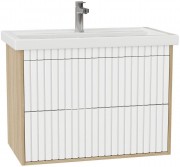 Тумба под умывальник Onika Дайлер 80 / 108061 (белый/дуб сонома)