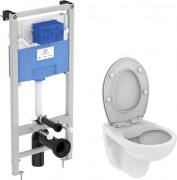 Инсталляция с подвесным унитазом Ideal Standard Eurovit Rimless S881201 Инсталляция с подвесным унитазом Ideal Standard Eurovit Rimless S881201
