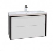 Тумба под умывальник Roca Ronda 60 см ZRU9302963 (белый глянец/антрацит)