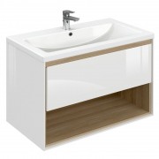 Тумба под умывальник Cersanit Louna 80 / SP-SZ-LOU-CO80/Wh