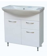 Тумба под умывальник СанитаМебель Камелия-67.51к Д2 (белый)