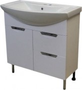 Тумба под умывальник СанитаМебель Камелия-67.51к Д3 (белый)
