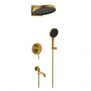Душевая система Gappo G7106-3 золотой сатин