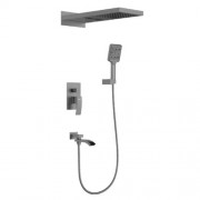 Душевая система Gappo G7107-79 оружейная сталь