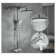 Душевая система Gappo G2403-8 белый/хром