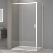 Душевой уголок Aquabath Atlas AB-11C-1290-2000 120x90 стекла прозрачные, профиль хром