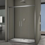 Душевая дверь Veconi Vianno VN-62 140x190 прозрачные стекла / профиль хром