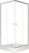 Душевой уголок Saniteco SNT-804 Cube 90х90 с поддоном (хром/прозрачное стекло) Душевой уголок Saniteco SNT-804 Cube 90х90 с поддоном (хром/прозрачное стекло)