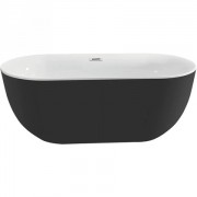 Ванна акриловая Aquatek Афина 170x78 AQ-144778Bl (черный, с ножками и сливом)