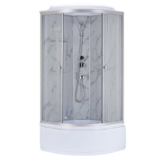 Душевая кабина Водный мир ВМ201 90x90 (белый мрамор) Душевая кабина Водный мир ВМ201 90x90 (белый мрамор)