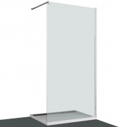 Душевая стенка MVL Walk In Line Ocean 800 MVL-O203-193-76 (хром/прозрачное стекло)