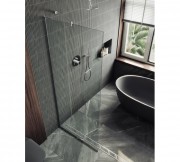 Душевая стенка MaybahGlass 195x109 / MGD-677-5у (прозрачное стекло/хром матовый) Душевая стенка MaybahGlass 195x109 / MGD-677-5у (прозрачное стекло/хром матовый)