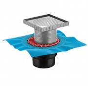 Трап Berges Zentrum Keramik 150х150 093466 под плитку, без обрамления