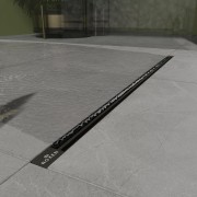 Душевой лоток Roxen Slim Gun Metal 91060-90GM оружейная сталь Душевой лоток Roxen Slim Gun Metal 91060-90GM оружейная сталь