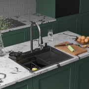 Кухонная мойка Roxen Stage Plus 560250-60B 60x48 графит