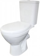 Унитаз-компакт Rosa Соло Люкс 35x62,5 сиденье полипропилен, микролифт