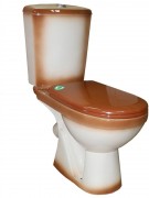 Унитаз-компакт Rosa Комфорт 35x66 коричневый