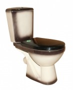 Унитаз-компакт Rosa Комфорт 35x66 черный