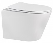 Унитаз подвесной Abber BEQUEM AC1102MW 48x37 сиденье Duroplast, микролифт белый матовый Унитаз подвесной Abber BEQUEM AC1102MW 48x37 сиденье Duroplast, микролифт белый матовый
