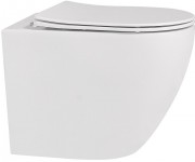 Унитаз приставной Abber Bequem AC1111 56x36 сиденье Duroplast, микролифт, белый глянец Унитаз приставной Abber Bequem AC1111 56x36 сиденье Duroplast, микролифт, белый глянец