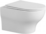 Унитаз подвесной Abber Bequem AC1128 безободковый белый (смыв торнадо) Унитаз подвесной Abber Bequem AC1128 безободковый белый (смыв торнадо)