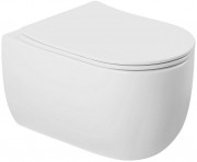 Унитаз подвесной Abber Bequem AC1104TN 36x53 безободковый SoftClose белый (смыв торнадо)
