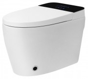 Электронный унитаз-биде приставной Abber Bequem AC1116S 38x67 белый