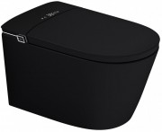 Электронный унитаз-биде Abber Bequem AC1121SMB подвесной чёрный матовый