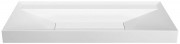 Умывальник Белюкс Триумф 120x50 Composite Titan без отверстия под смеситель, белый матовый