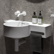 Умывальник подвесной Белюкс Аврора 550-01 (18) белый матовый