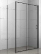 Душевой уголок ODA G8012 120x80 стекло прозрачное, профиль Gun Metall