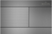 Кнопка смыва Roxen Velar 420300GM оружейная сталь