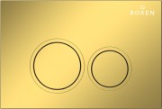 Кнопка смыва Roxen Santi 410260G золото